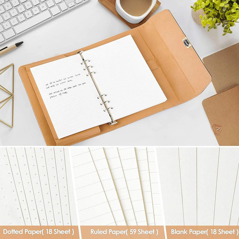 Leather Locking Diary Journal