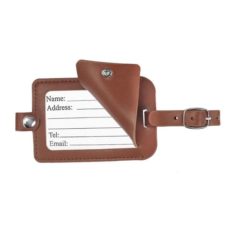luggage tag and passport holder set
