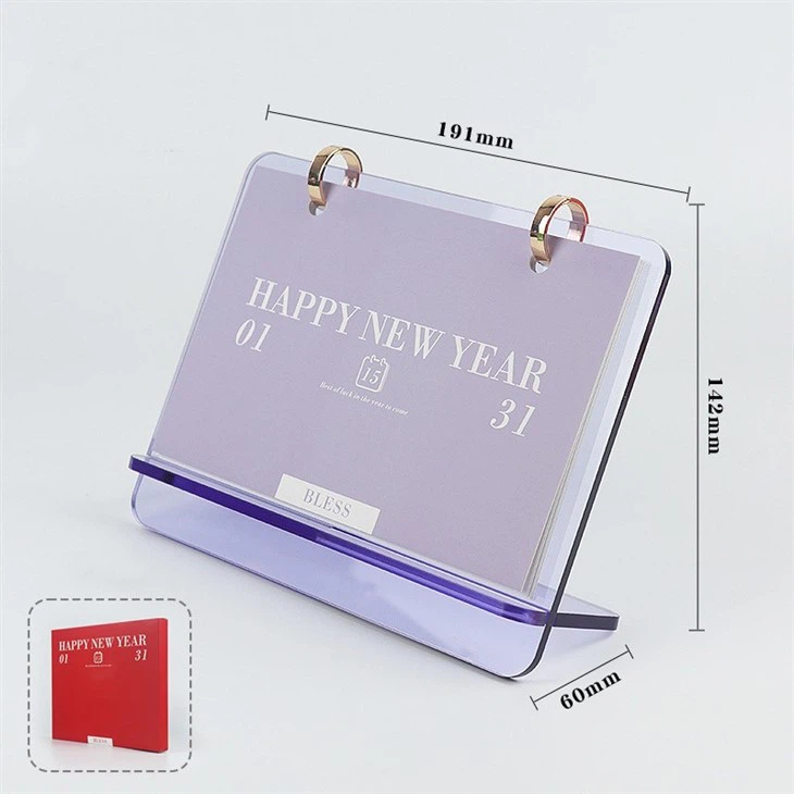 acrylic annual calendar
