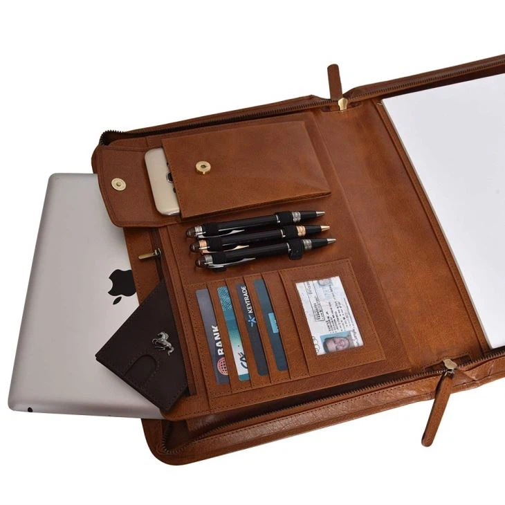 Faux Leather Folder Personalized