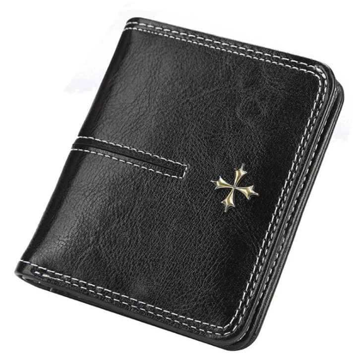 	 custom logo leather wallet