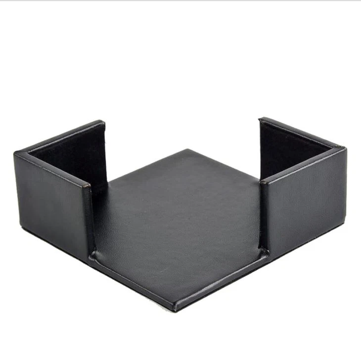 High-end Printing Leather Cup Coaster