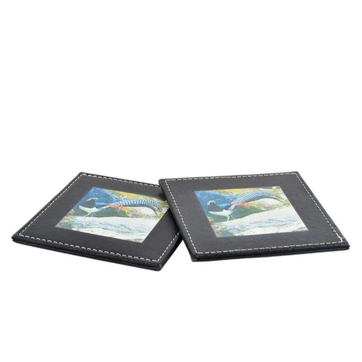 Printing Leather Cup Mat