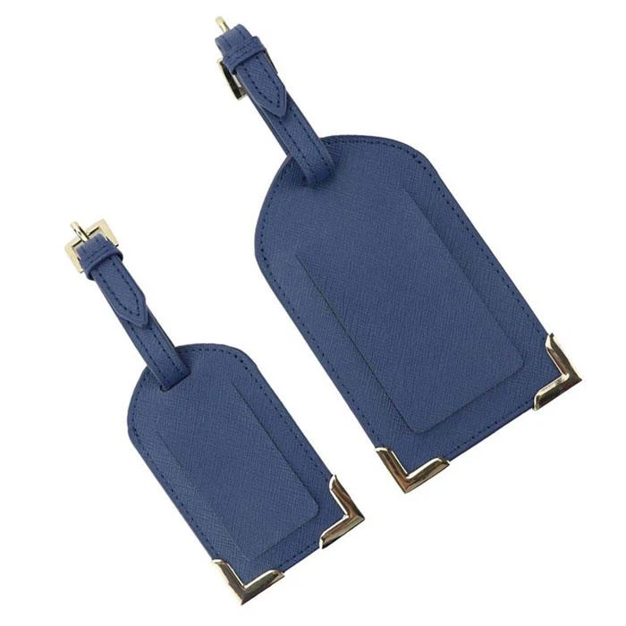 Saffiano Leather Luggage Tags