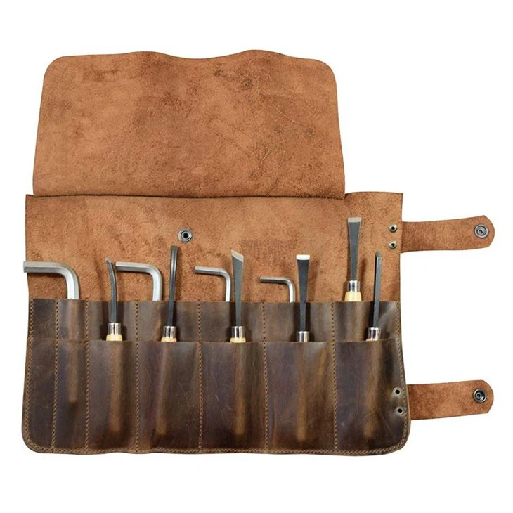 Genuine Leather Kit Tool Bag