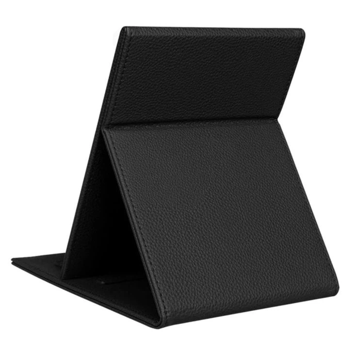 Pocket Faux Leather Mirror