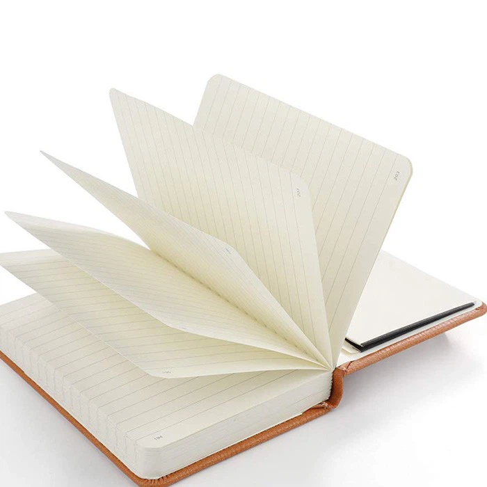 orange Leather Notepad